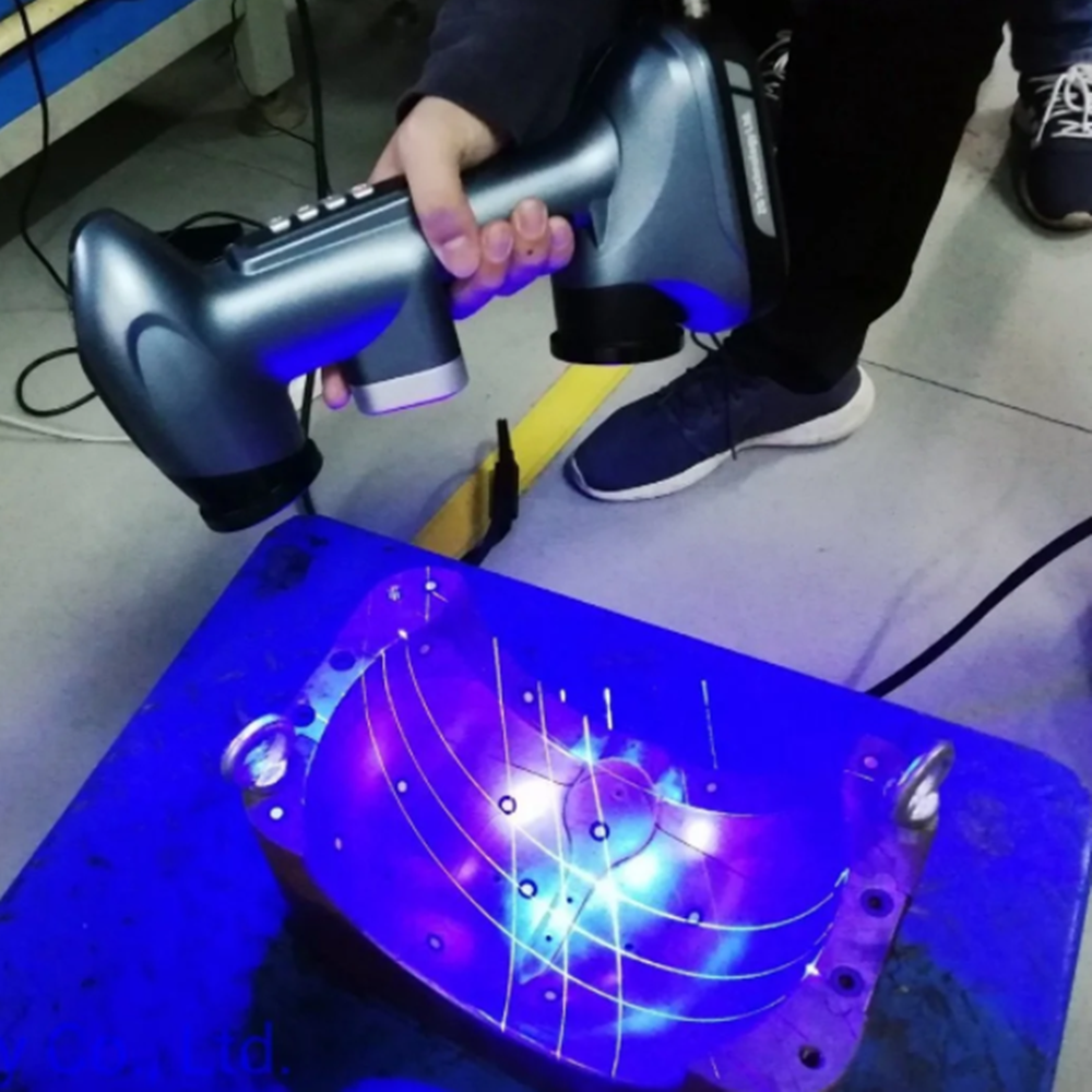 Scanner 3D laser blu a scansione elevata di Rigelscan per l'industria del casting