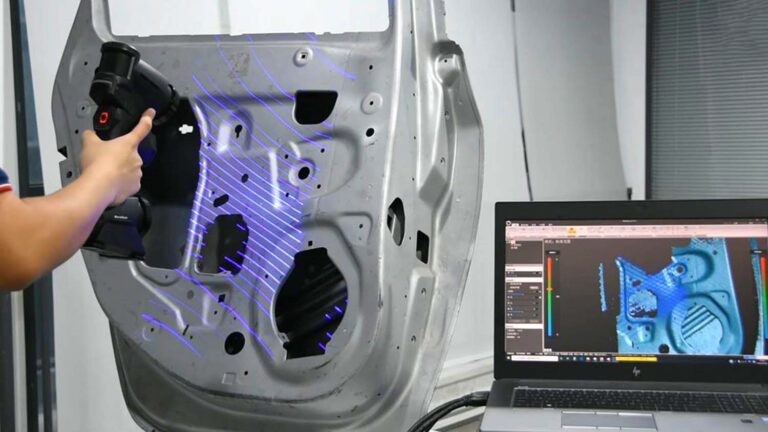 Scanner laser 3D palmare di livello metrologico senza marcatori MarvelScan Tracker