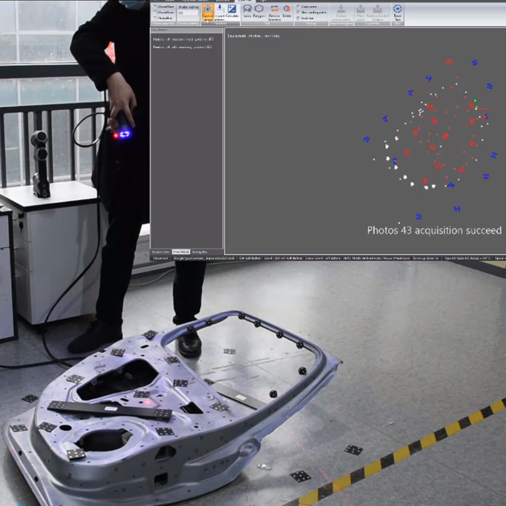 Sistema di fotogrammetria PhotoShot Lite ad altissima precisione volumetrica per la scansione 3D