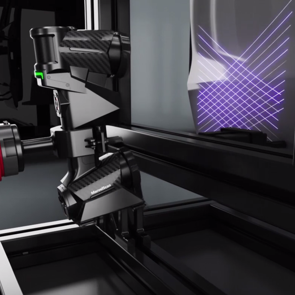 Sistema di scansione 3D automatizzato ad alta precisione MarvelScan Galaxy per l&#39;ispezione della lamiera