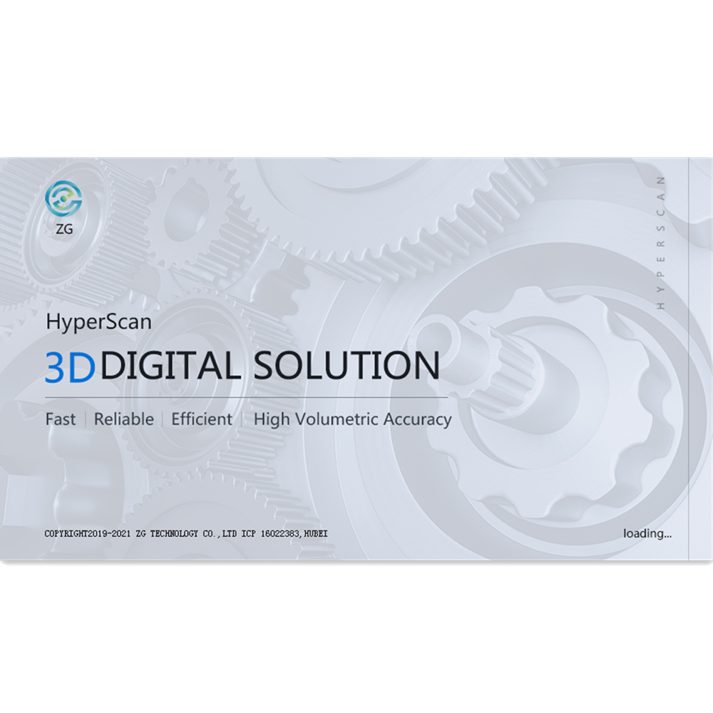 Software HyperScan 3D per rilevamento ottico Scansione 3D e sonda CMM portatile